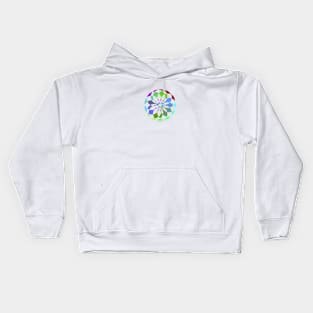 Colorful Abstract Circle Kids Hoodie